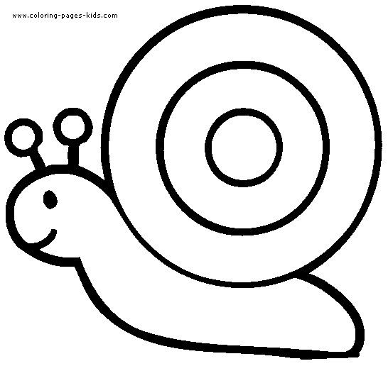 Basic Coloring Pages For Girls
 Snail coloring pages color plate coloring sheet