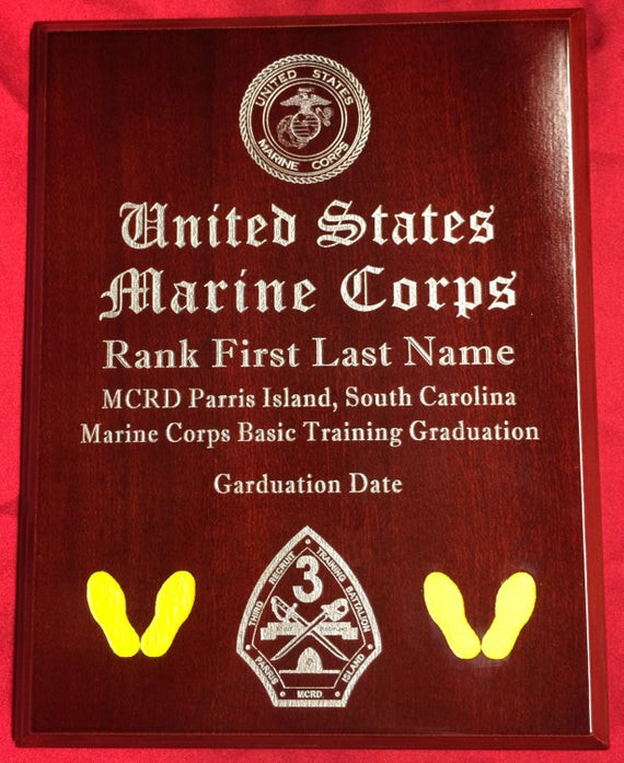 Basic Training Graduation Gift Ideas
 Items similar to Marine Corp Basic Training Gift