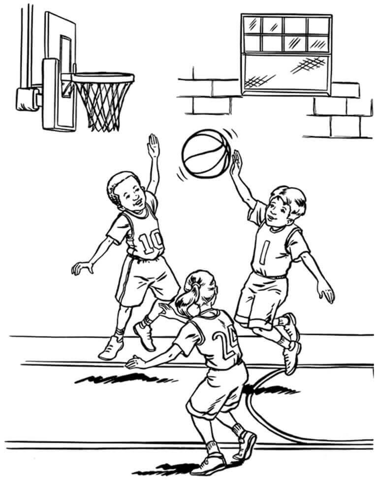 Basketball Coloring Pages Printable
 30 Free Printable Basketball Coloring Pages