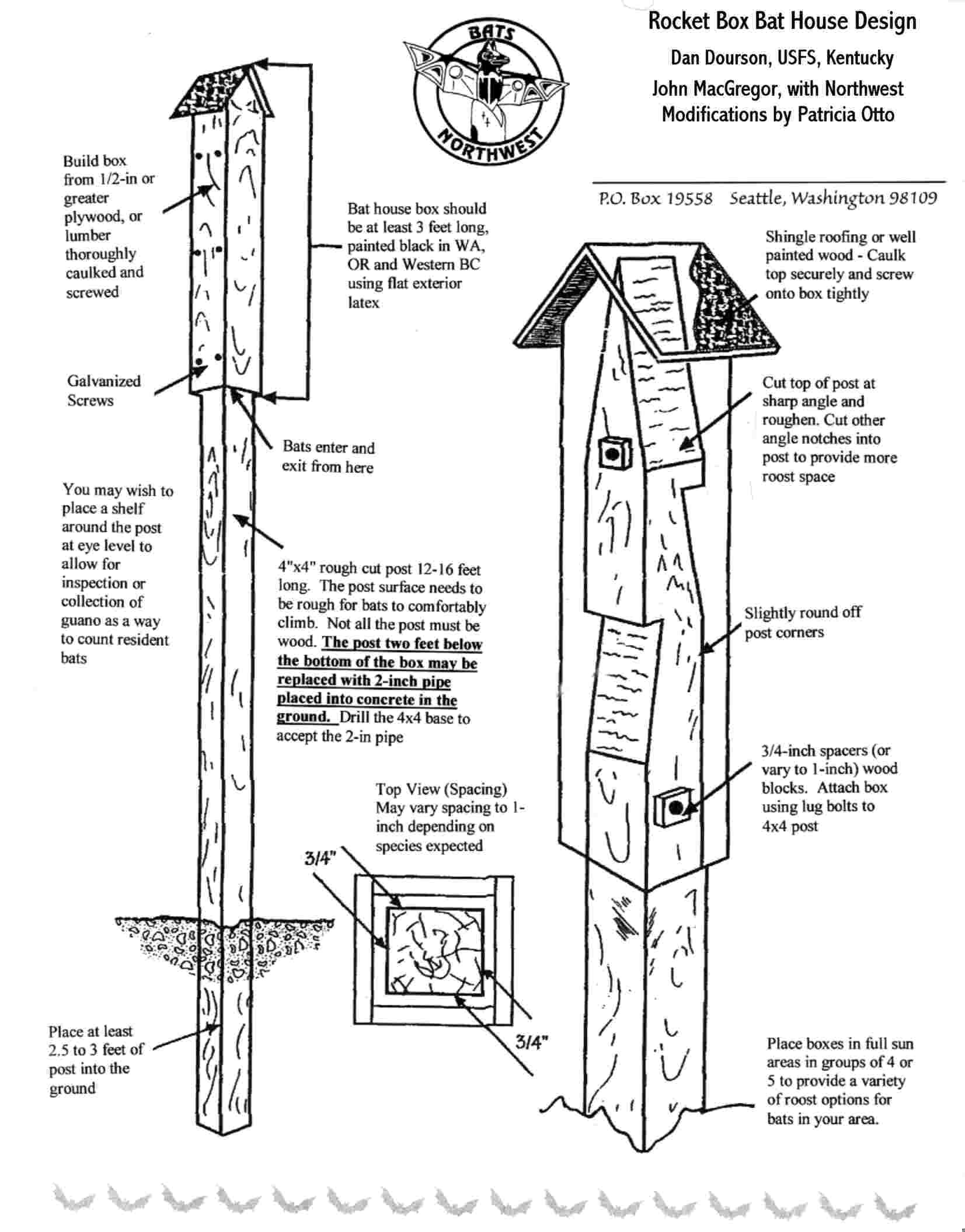 The Best Ideas for Bat House Plans Diy Home Inspiration and Ideas