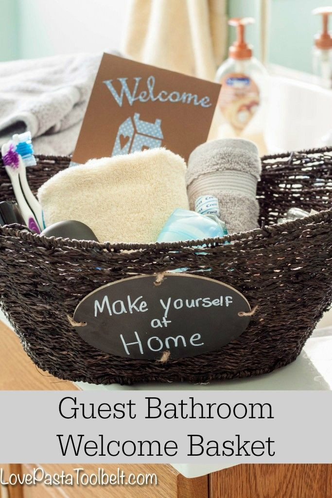Bathroom Gift Basket Ideas
 Help your guests feel more at home with this Guest