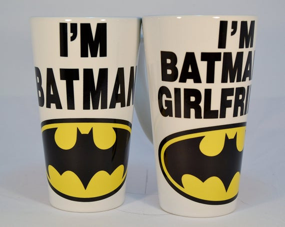 Batman Gift Ideas For Boyfriend
 I m batman and i m batman s girlfriend latte