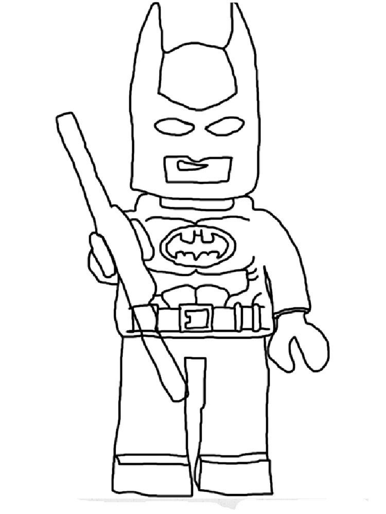 Batman Lego Coloring Pages For Boys
 Lego Batman coloring pages Free Printable Lego Batman