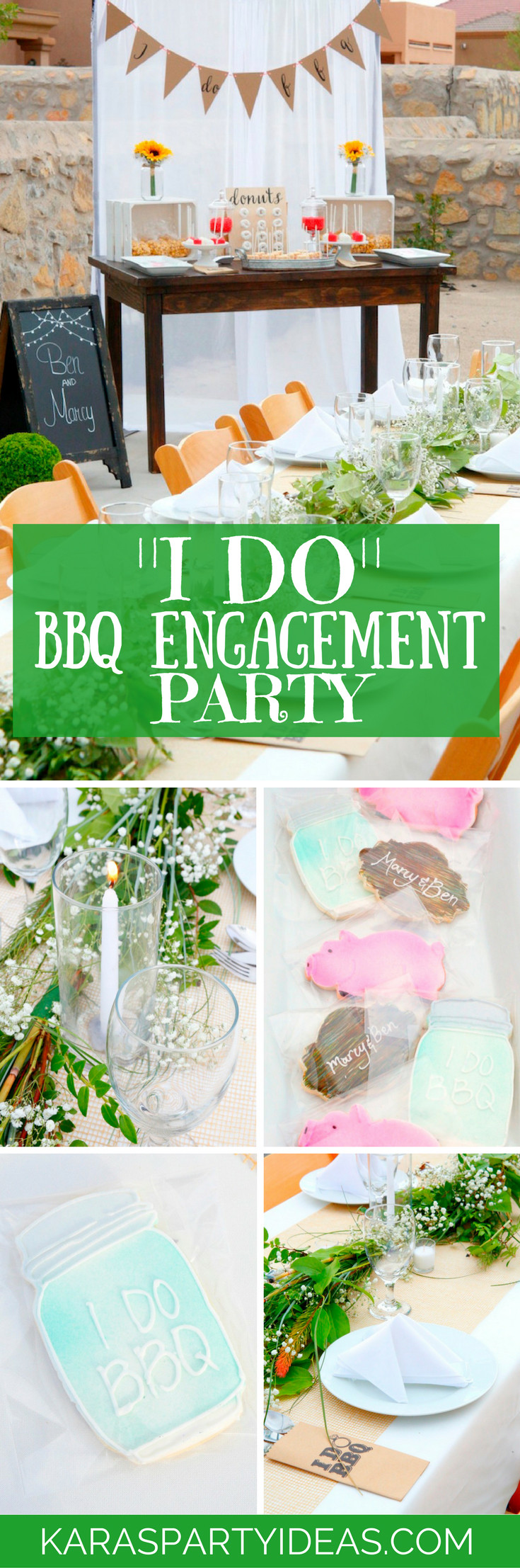 Bbq Engagement Party Ideas
 Kara s Party Ideas "I Do" BBQ Engagement Party