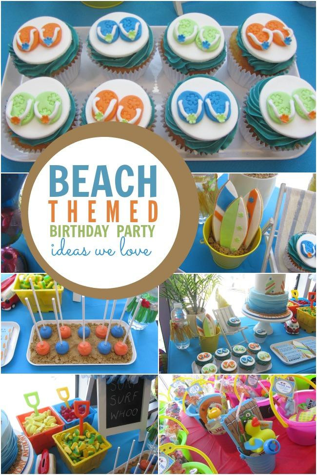 Beach Bday Party Ideas
 Surf Sand and Fun A Boy s Beach Themed Birthday Party