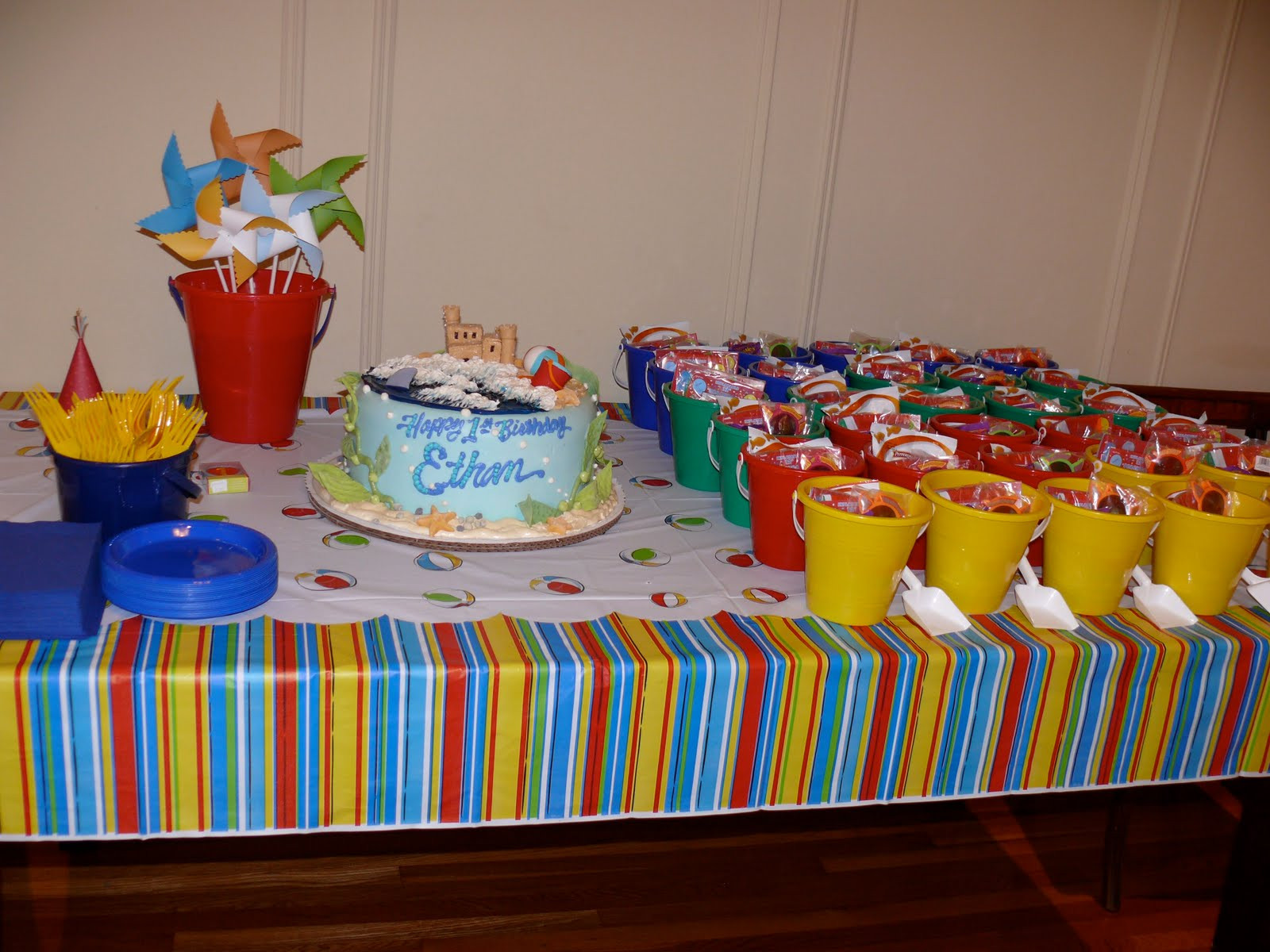 Beach Bday Party Ideas
 Stylish Childrens Parties Beach First Birthday Party