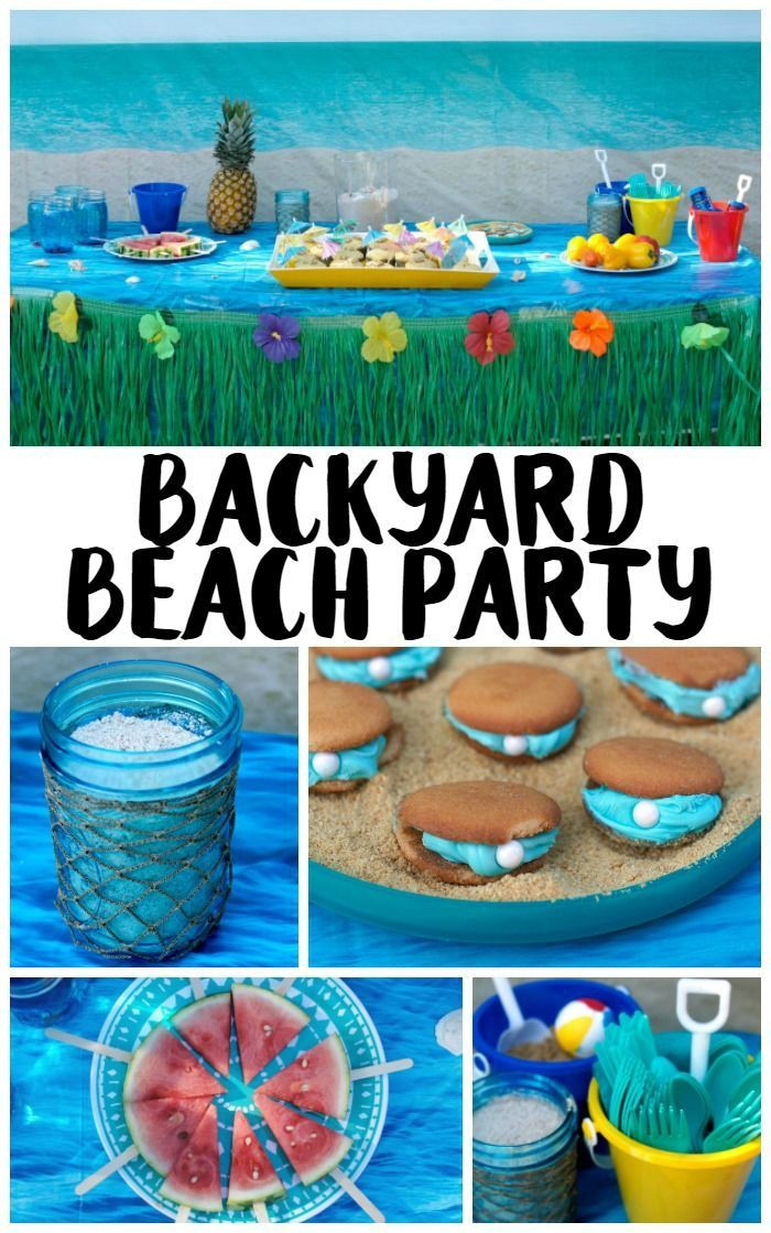 Beach Birthday Party Ideas Girls
 Backyard Beach Party Ideas