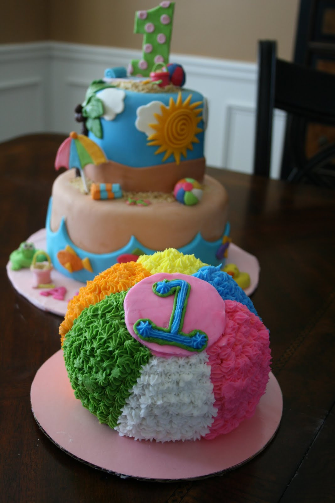 Beach Birthday Party Ideas Girls
 And Everything Sweet Beach Cake