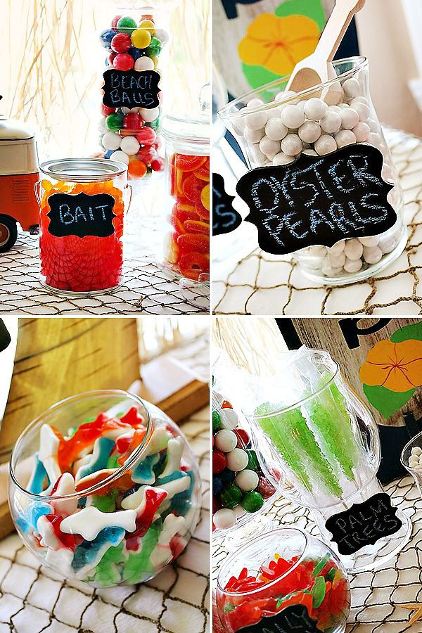 Beach Birthday Party Ideas Pinterest
 Cheer s to Summer Surfer Style Kids Pool Party Ideas