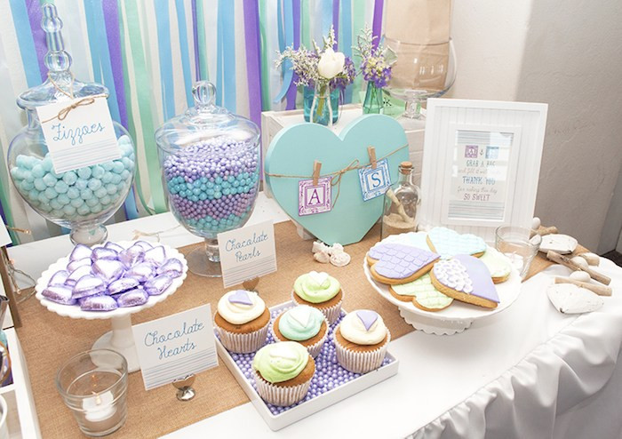 Beach Engagement Party Ideas
 Kara s Party Ideas Beach Themed Engagement Party Planning