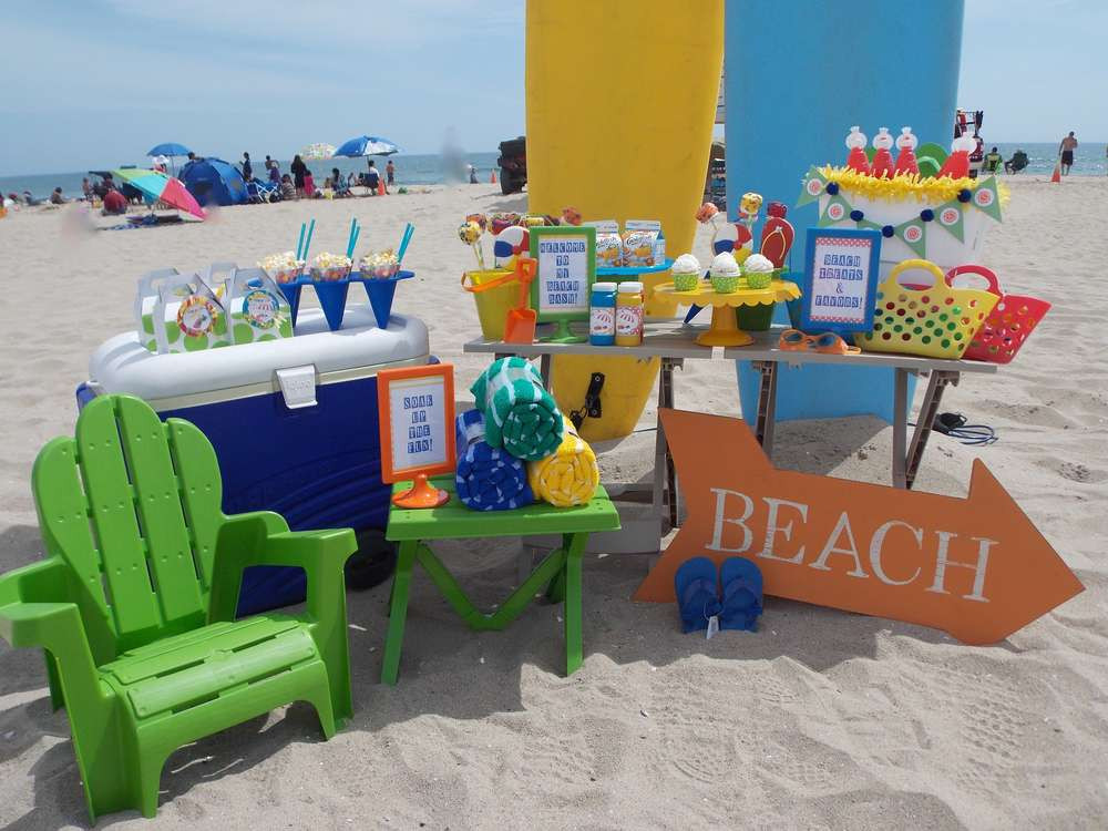 Beach Party Decorations Ideas
 Beach Party Summer Party Ideas 8 of 11