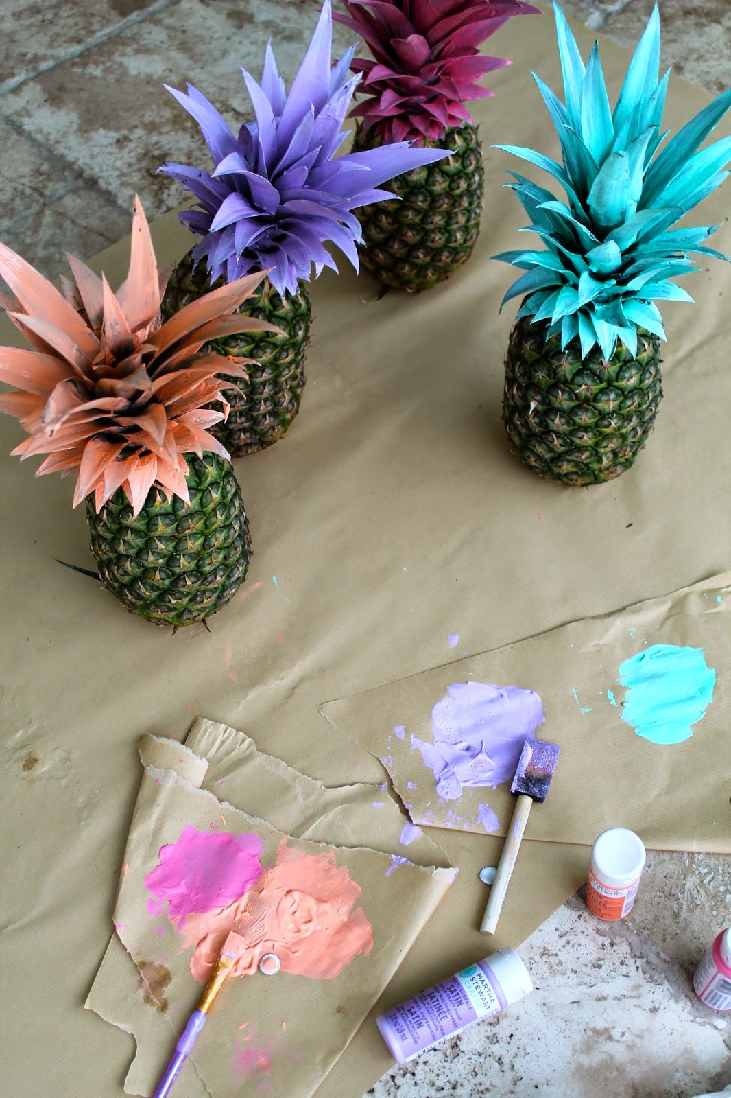 Beach Party Ideas Pinterest
 Life Love and the Pursuit of Shoes Pretty Painted Pineapples