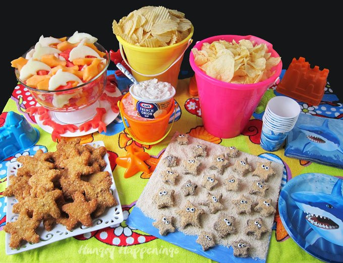 Beach Theme Party Food Ideas
 Beach Party Food Ideas featuring Chip and Dip Chicken