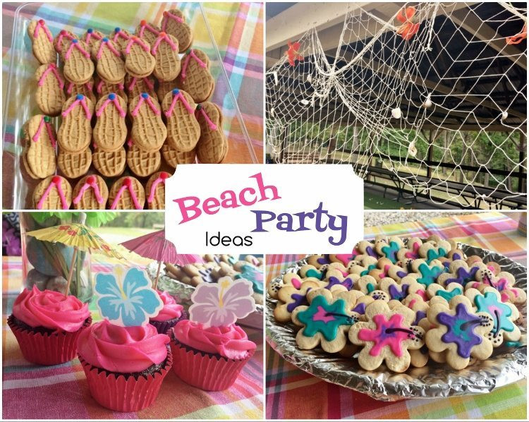 Beach Themed Party Ideas
 Beach Party Birthday DIY Inspired