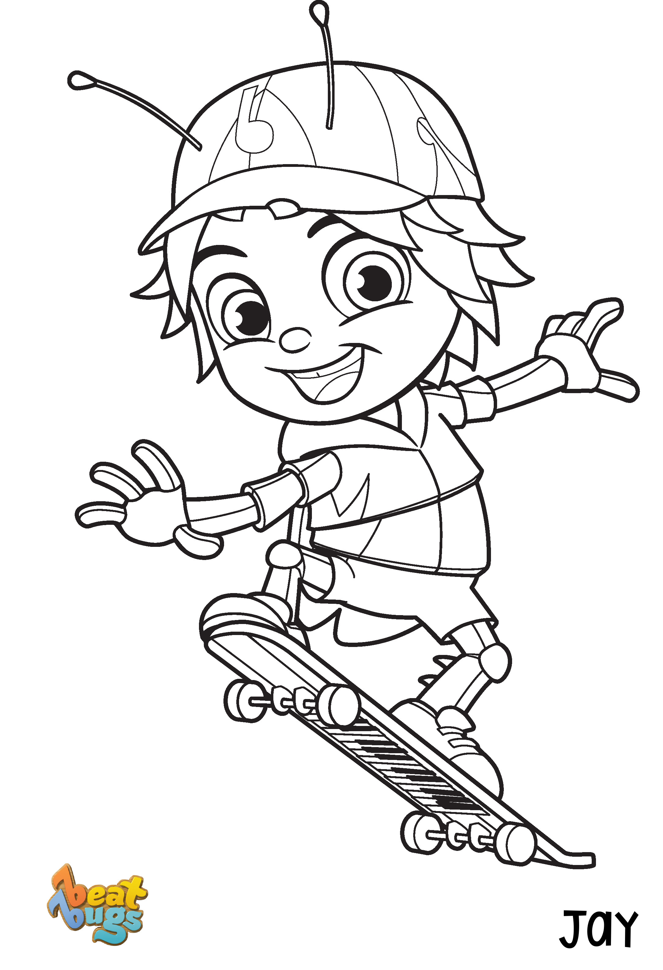 Beat Bugs Coloring Pages
 Crick Coloring Pages