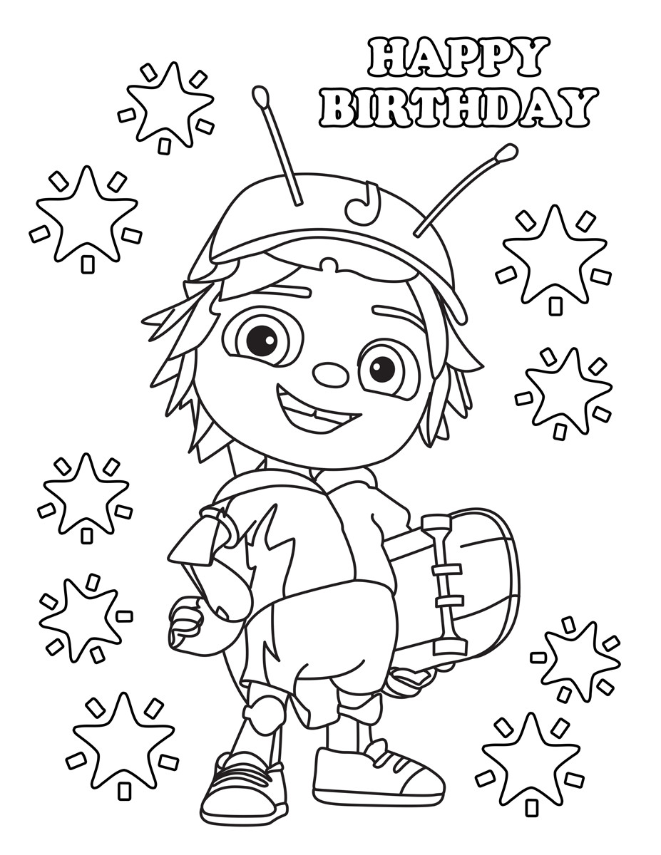 Beat Bugs Coloring Pages
 Beat Bugs