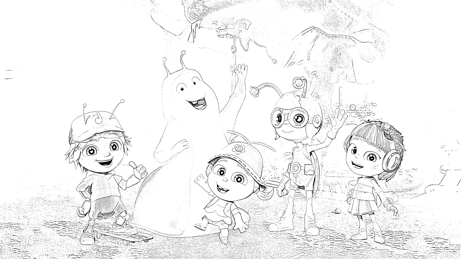 Beat Bugs Coloring Pages
 Fuentes English Corner Beat Bugs Series