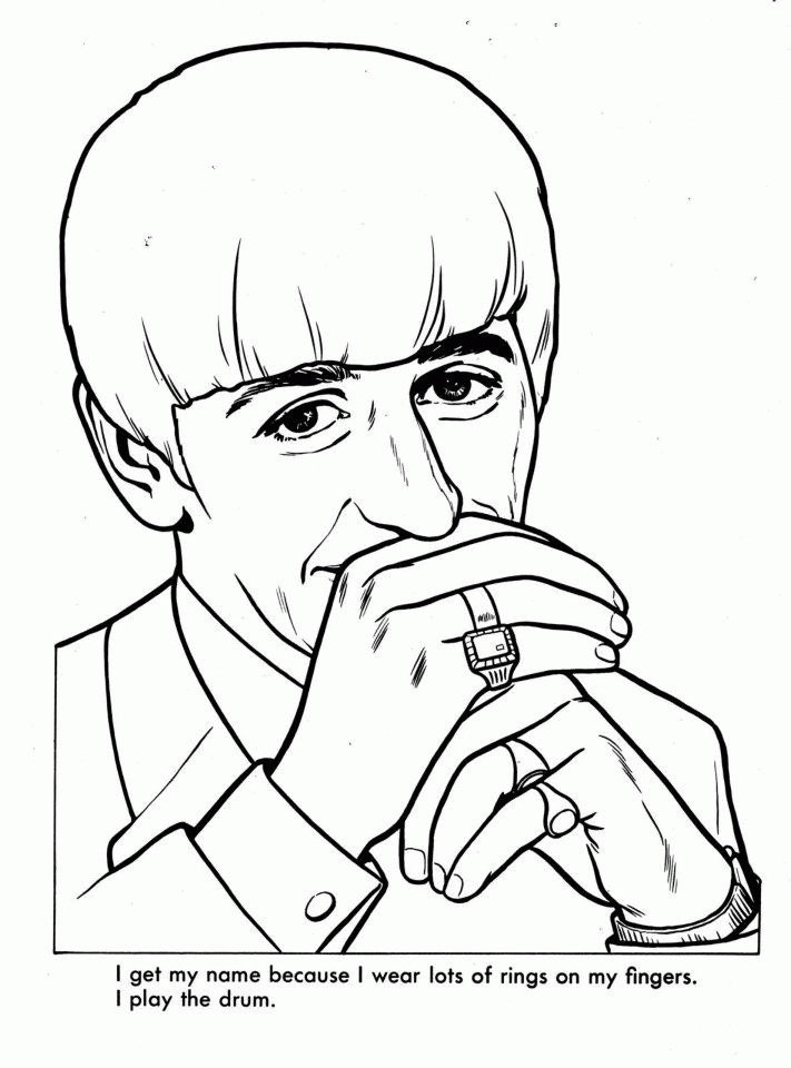 Beatles Coloring Book
 Beatles Yellow Submarine Coloring Page Coloring Home