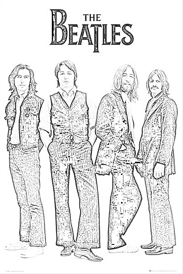 Beatles Coloring Book
 Coloring Pages Beatles Coloring Pages Free and Downloadable