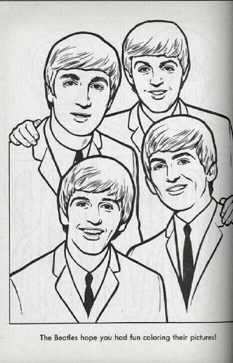 Beatles Coloring Book
 1000 images about Beatles Coloring Book on Pinterest