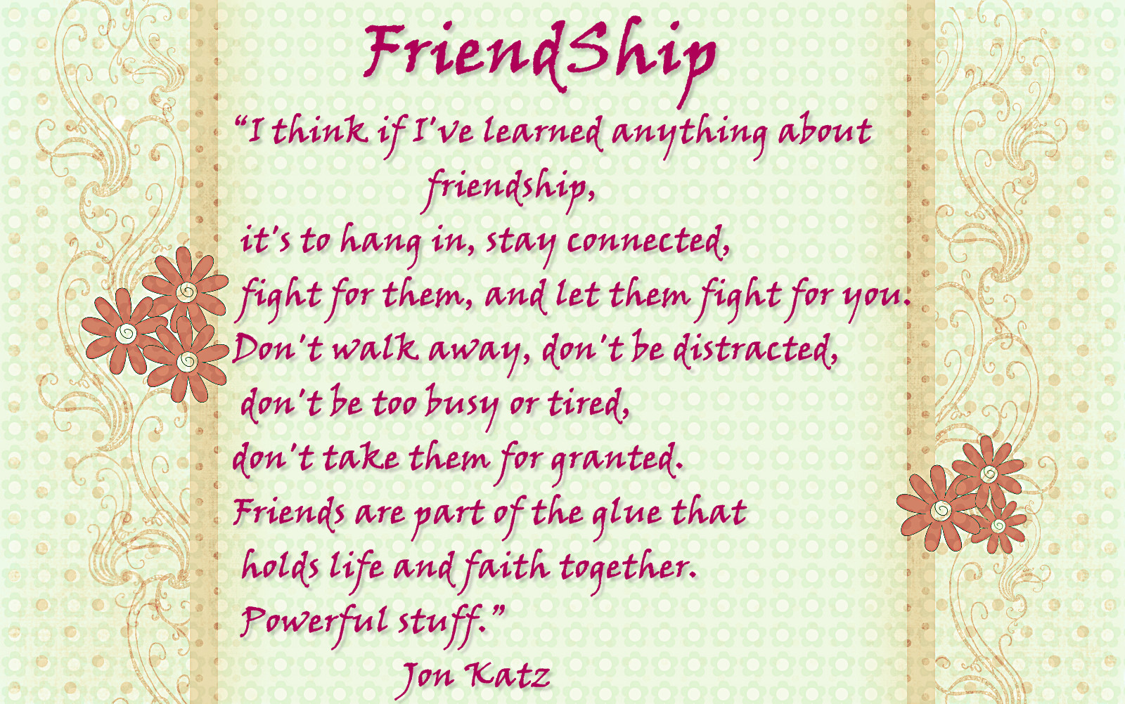 Beautiful Friendship Quotes
 Friendship Quotes