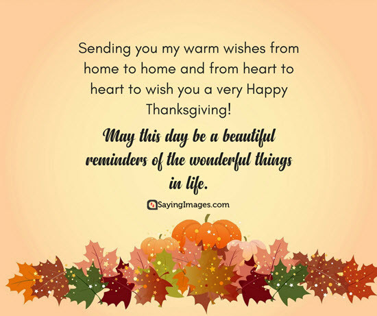 Beautiful Thanksgiving Quotes
 Best Thanksgiving Wishes Messages & Greetings 2018