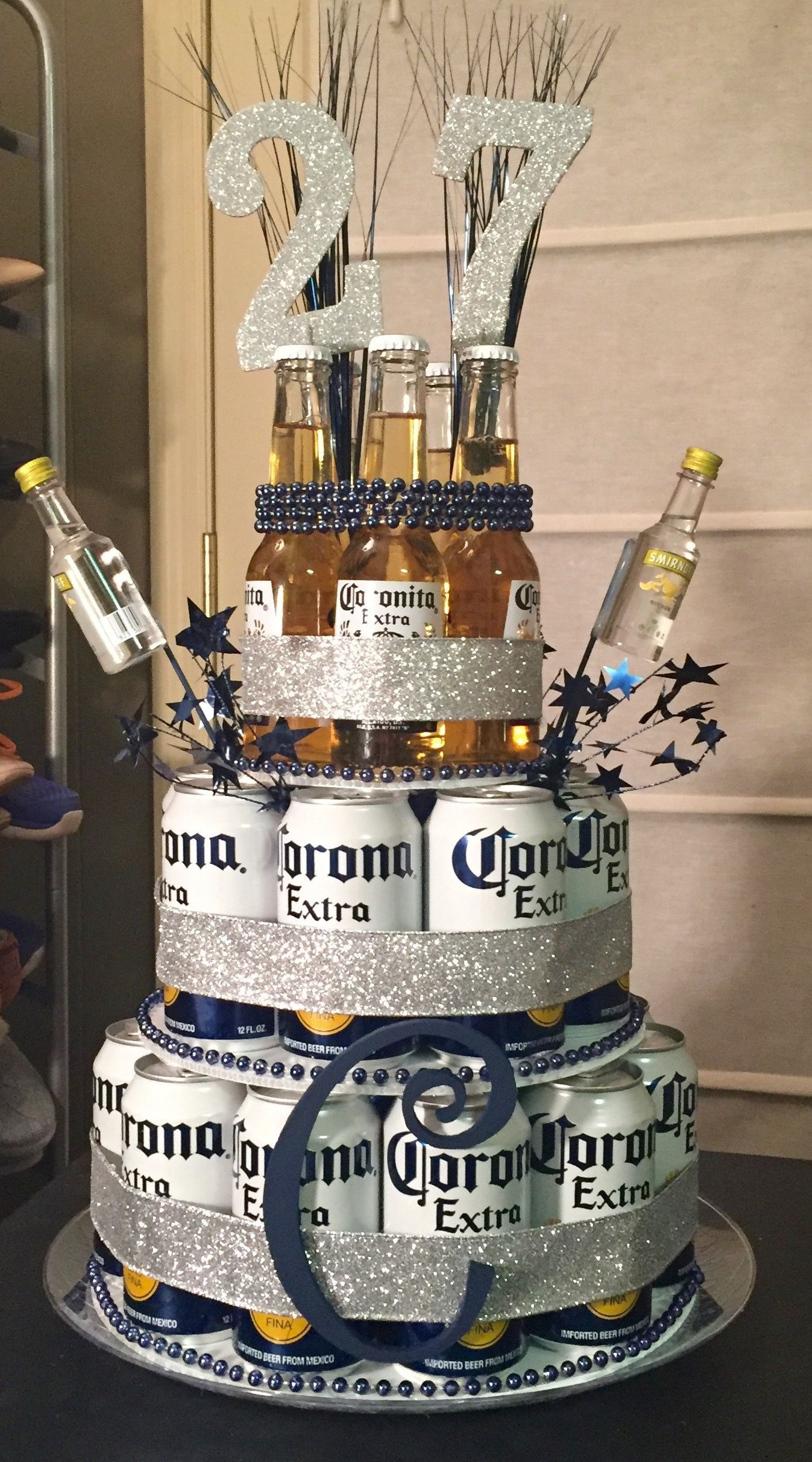 Beer Birthday Cake
 Corona Beer Cake … DIY