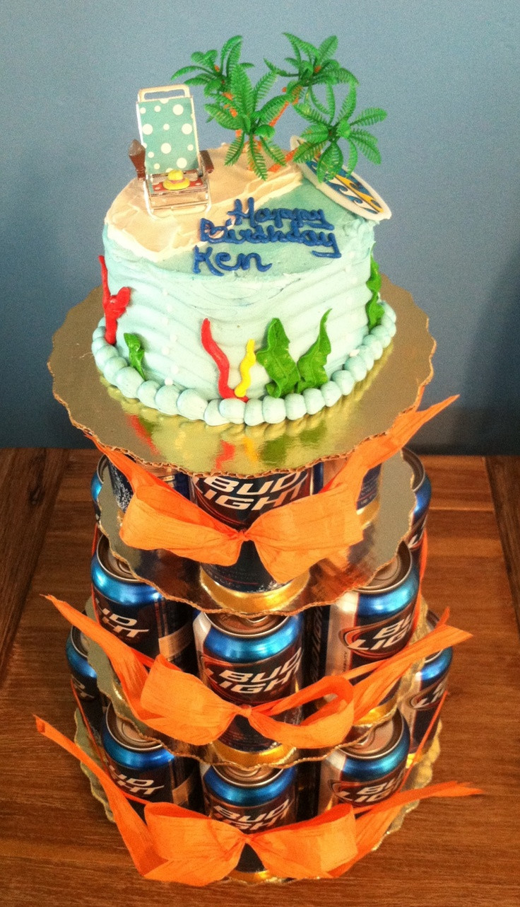 Beer Birthday Cake
 60 best images about Beer Party Theme on Pinterest