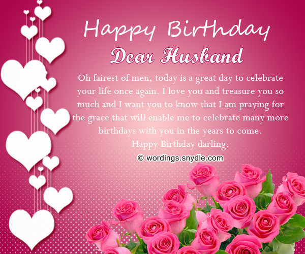 Best Birthday Wishes For Husband
 Birthday Wishes for Husband Husband Birthday Messages and