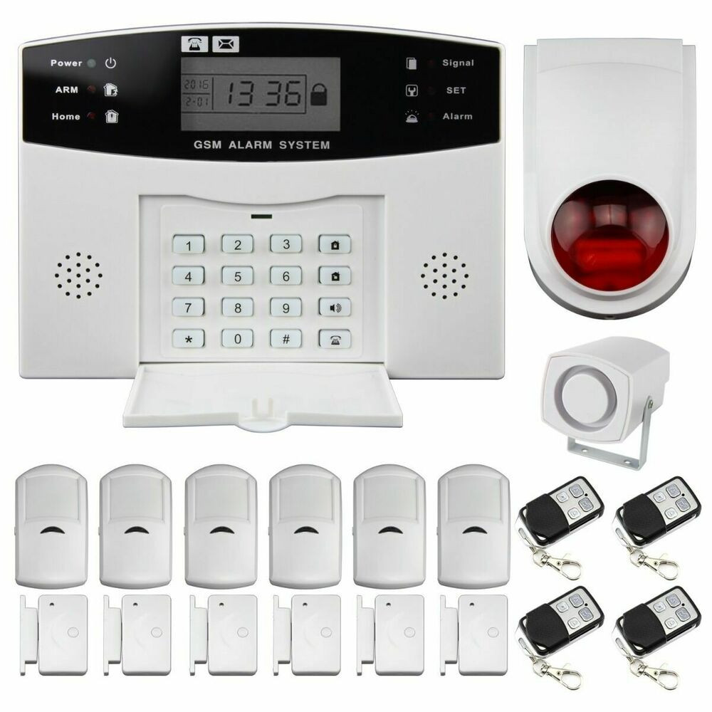 Best DIY Home Alarm System
 Wireless GSM Alarm Burglar Alarms Home Best Security
