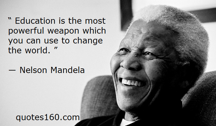 Best Educational Quotes
 Quotes About Education Nelson Mandela QuotesGram