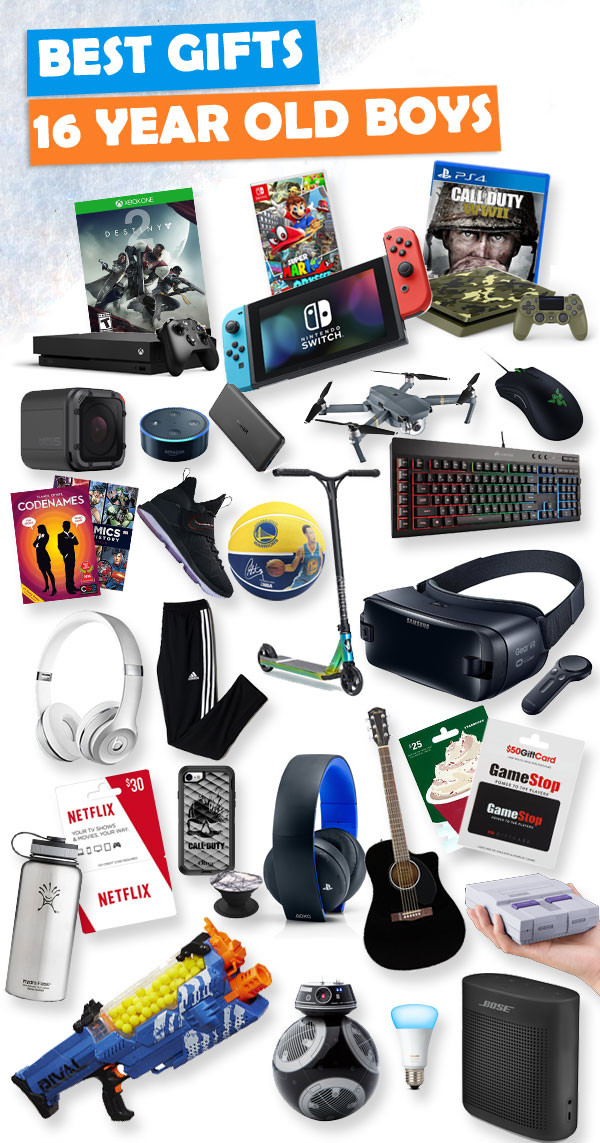 Best Gift Ideas For Boys
 Gifts for 16 Year Old Boys