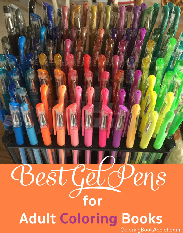 Best Pens For Coloring Books
 Gel Pens Adult Coloring Book Supplies for Addicted Colorists