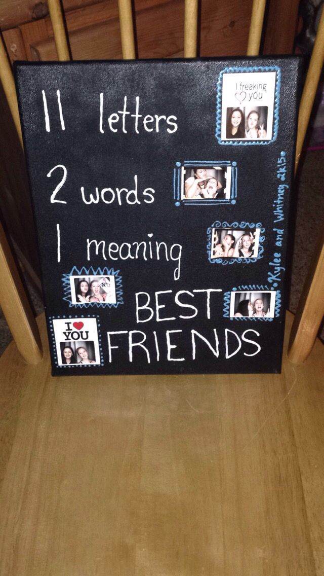 Bff Birthday Gift Ideas
 Best 25 Best friend crafts ideas on Pinterest