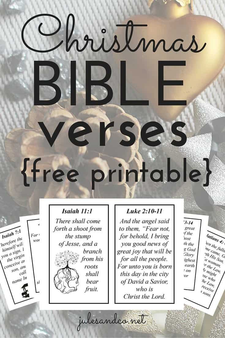 Bible Christmas Quotes
 10 Christmas Bible Verses Free Printable 