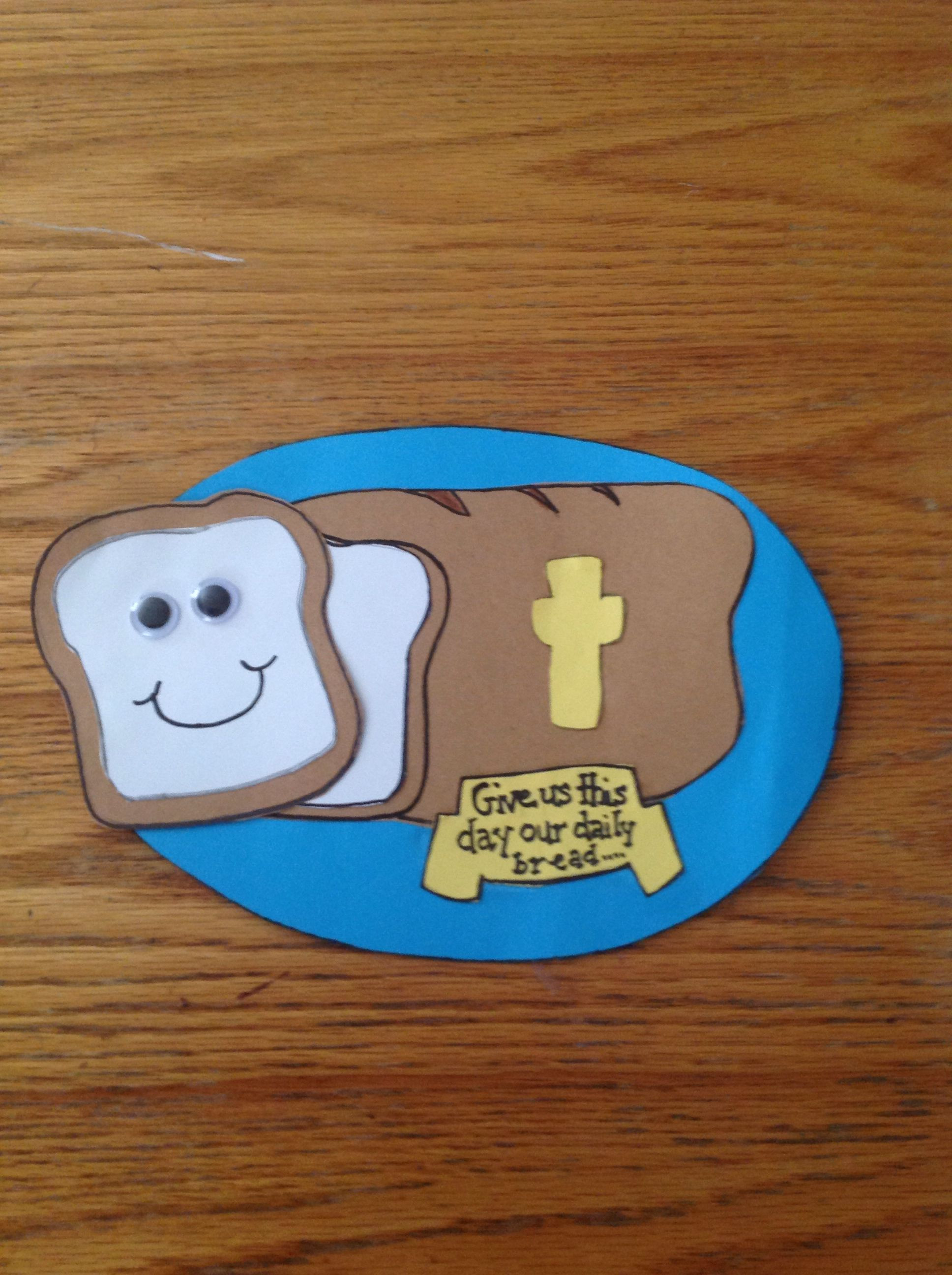 Bible Crafts For Preschoolers Free
 Our Daily Bread Bible Craft for Kids