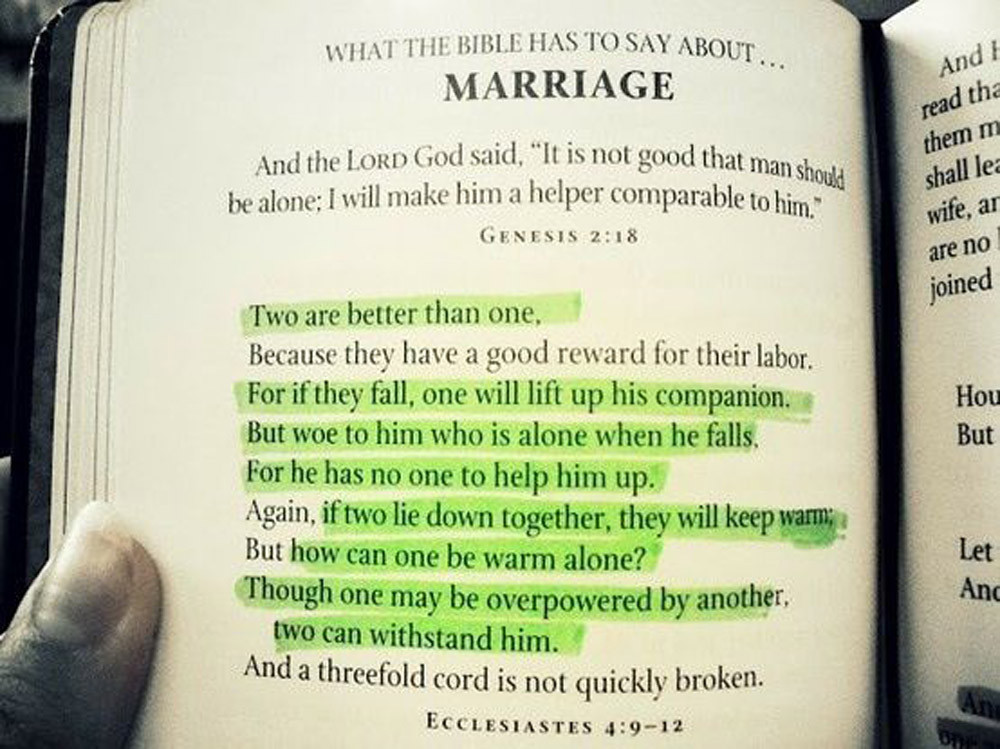Bible Quotes On Marriage
 5 Different Types of Wedding ReadingsIvy Ellen Wedding