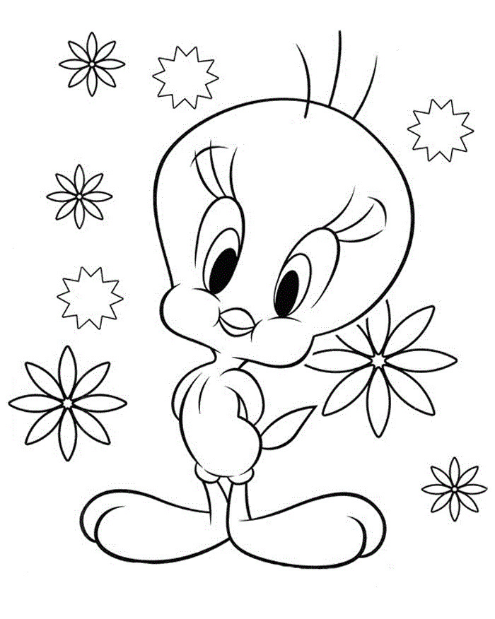 Bird Coloring Sheet
 Free Printable Tweety Bird Coloring Pages For Kids
