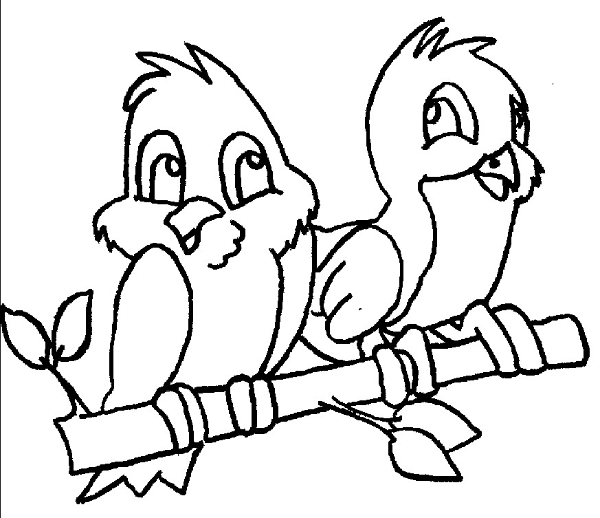 Bird Coloring Sheet
 Color Pages Birds Coloring Home