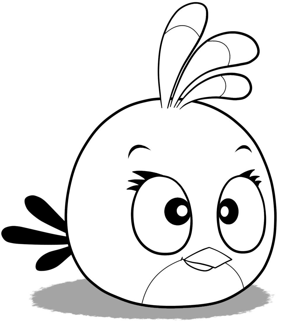 Bird Coloring Sheet
 Free Printable Angry Bird Coloring Pages For Kids