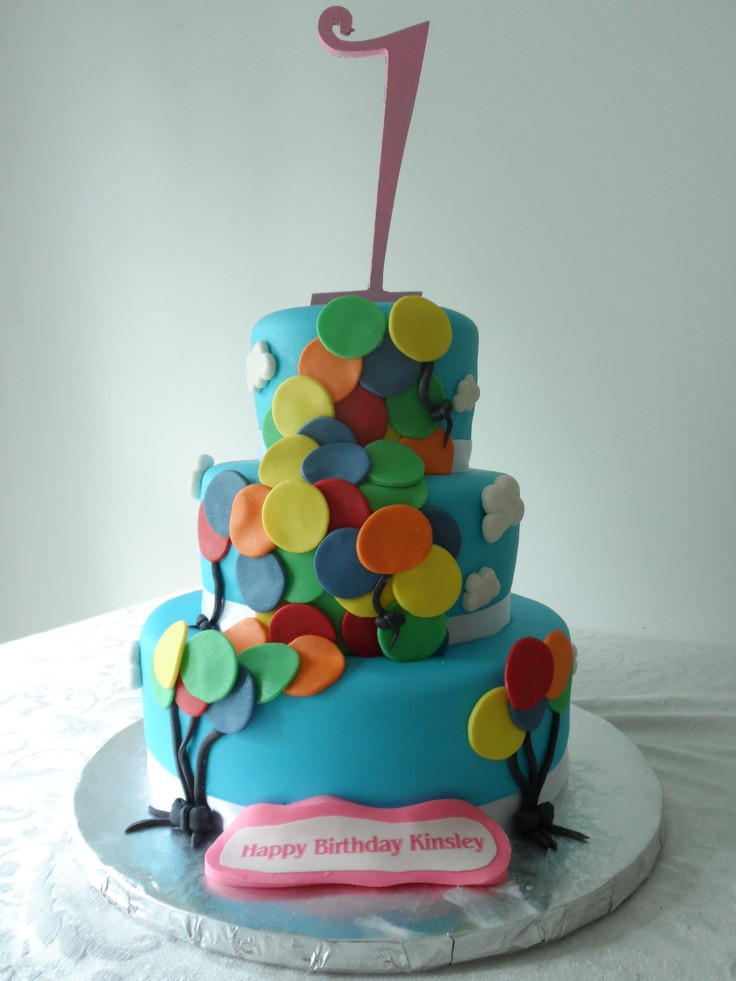 Birthday Balloons And Cake
 Top 25 best Balloon birthday cakes ideas on Pinterest