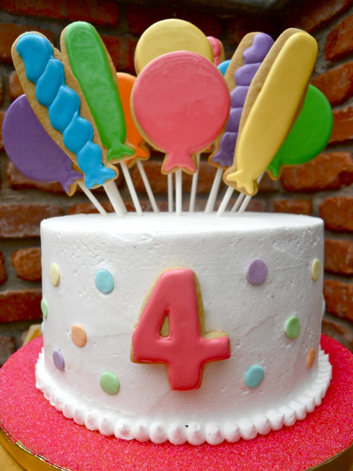 Birthday Balloons And Cake
 Oh Sugar Events Balloon Birthday Cake