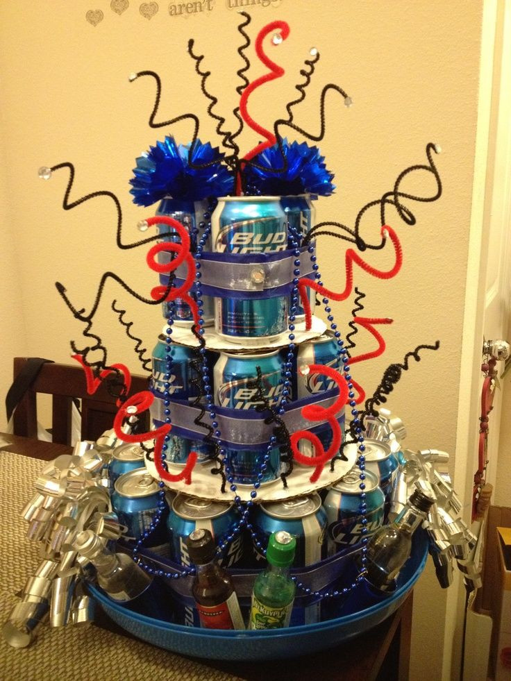 Birthday Beer Cake
 1000 ideas about Beer Can Cakes on Pinterest