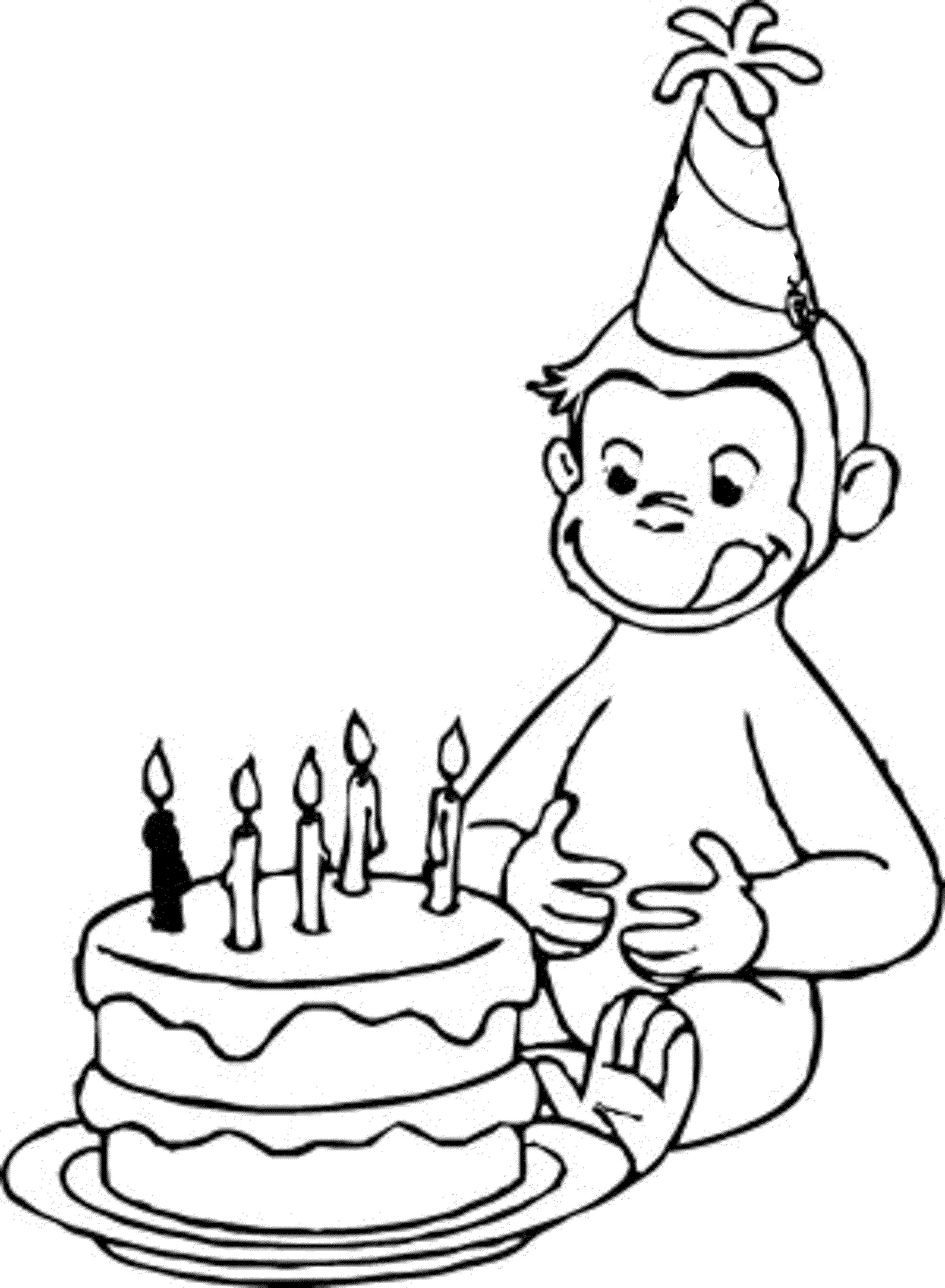 Birthday Boys Coloring Sheets
 Happy Birthday Coloring Pages