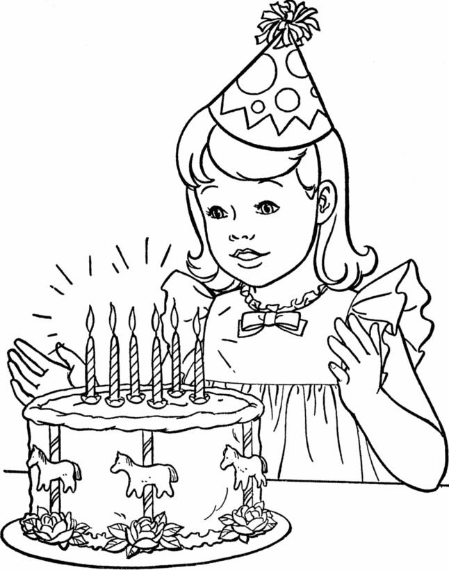 Birthday Boys Coloring Sheets
 Free Printable Happy Birthday Coloring Pages For Kids
