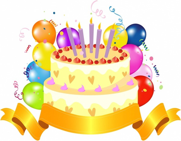 Birthday Cake Clip Art
 Happy birthday cake clipart free vector 8 300