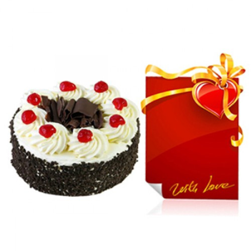 Birthday Cake Delivery Same Day
 Same Day Delivery 1 Kg Cake and Card
