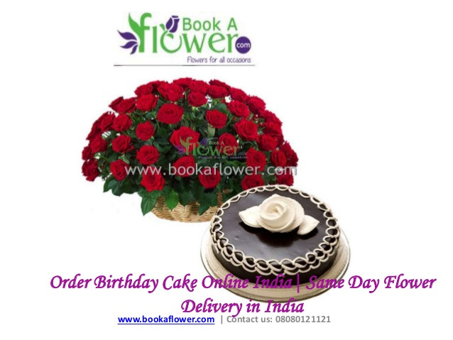 Birthday Cake Delivery Same Day
 Order Birthday Cake line India Same Day Flower Delivery
