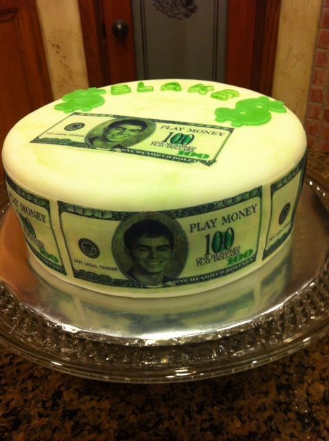 Birthday Cake Ideas For 14 Year Old Boy
 Birthday cake for 17 year old boy He wanted money all