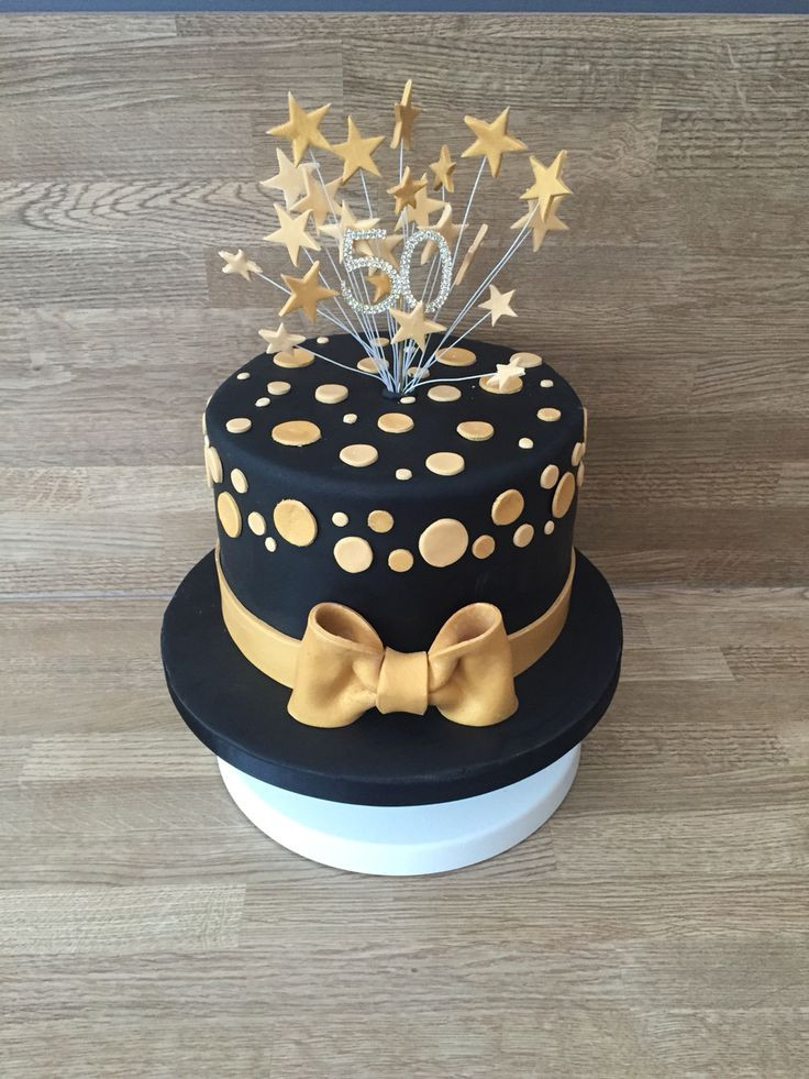 Birthday Cake Images
 Black and gold cake CAKES